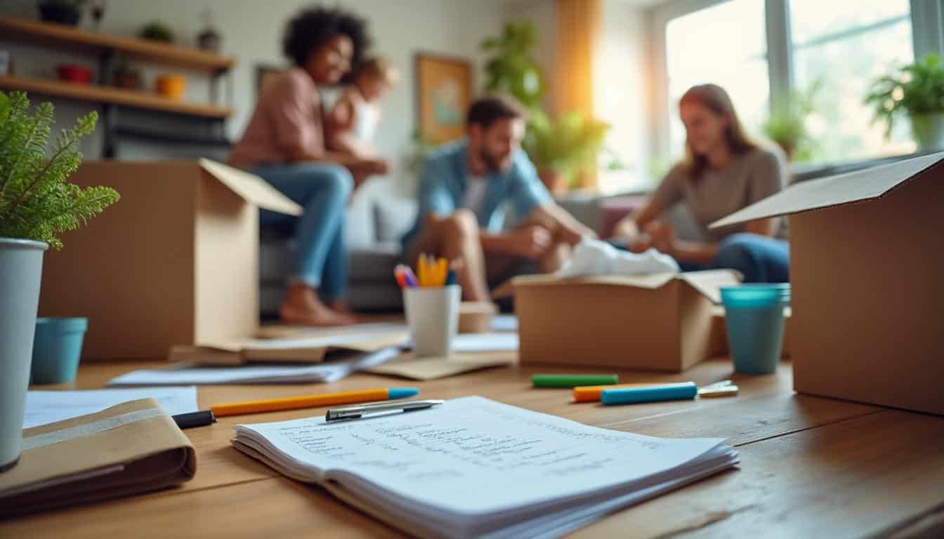 Illustration: Bien préparer et organiser son déménagement pas à pas