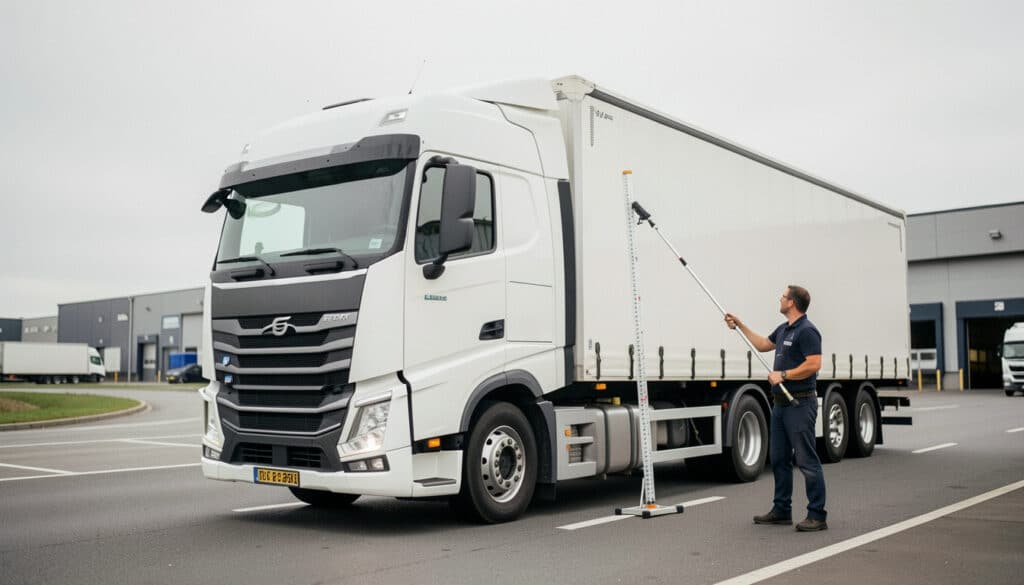 Quelle est la hauteur d’un camion semi-remorque ?