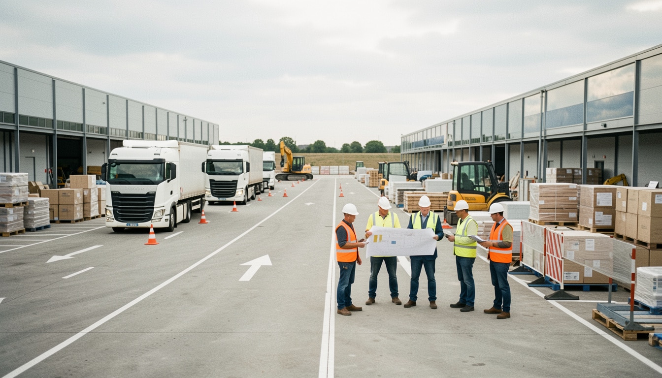 Logistique de chantier : organiser les flux sans blocage