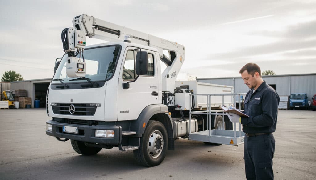 Bien choisir une nacelle sur camion d’occasion