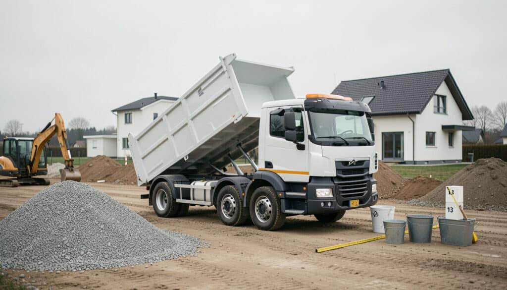 Volume d’un camion benne de 3,5 t : combien de m³ ?