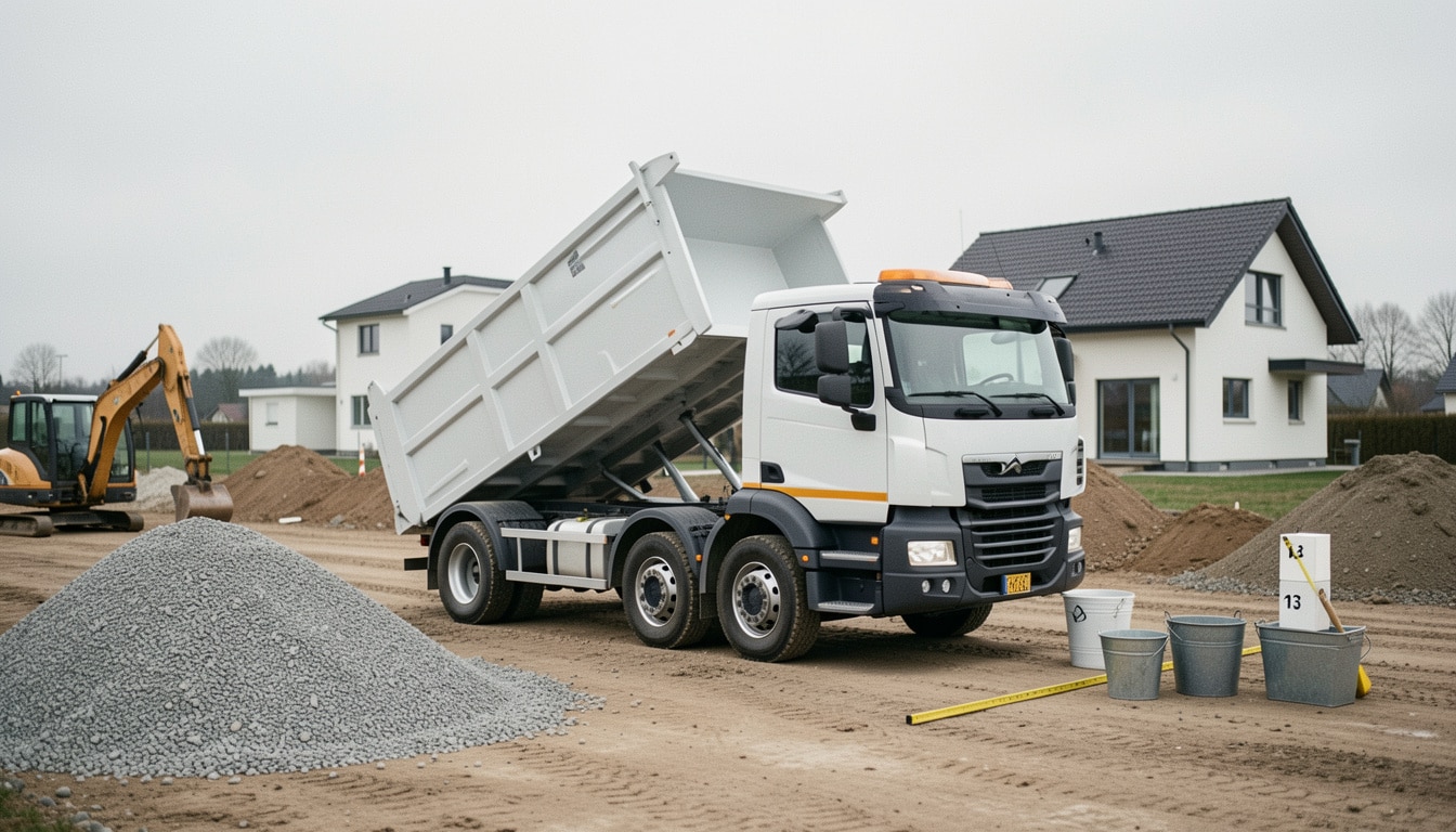 Volume d’un camion benne de 3,5 t : combien de m³ ?
