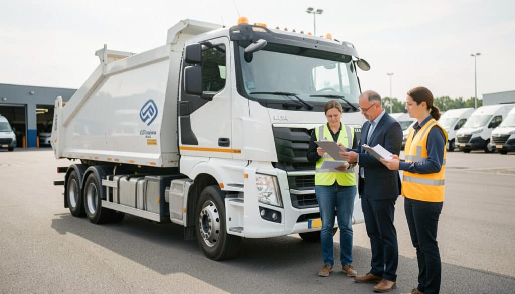 LOA d’un camion benne : coûts, contrat et choix